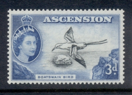 Ascension-Is-1956-QEII-Pictorials-Boatswain-Bird-3d-MUH