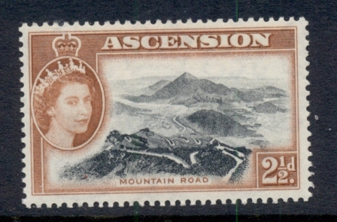 Ascension-Is-1956-QEII-Pictorials-Mountain-Road-2-5d-MUH