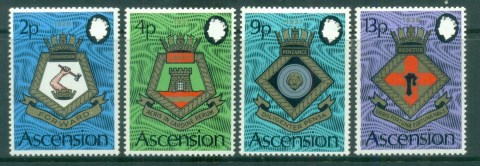 Ascension-Is-1973-Coats-of-Arms-of-Royal-Navy-Ships-MUH