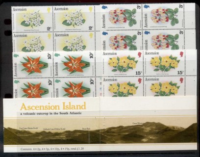 Ascension-Is-1981-Flowers-exploded-booklet-MUH