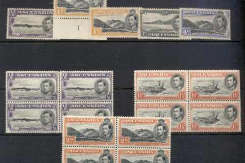 Ascension-Is-1938-53-KGVI-Pictorials-Asst