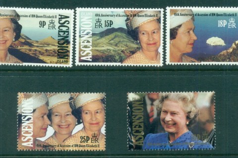 Ascension-Is-1992-QEII-Royal-Accession-to-Throne