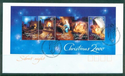 Australia-2000-Xmas-Silent-Night-FDC