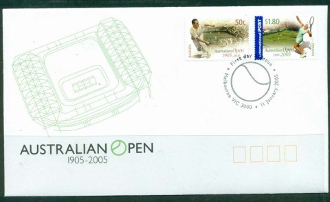 Australia-2005-Australian-Tennis-Open-FDC-Lot19405