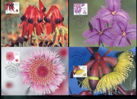 Australia-2005-Wildflowers-4x-Maxicard-lot80501