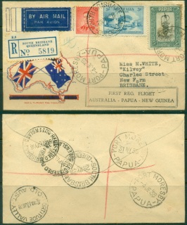 Australia-1938-Australia-PNG-First-Flight-Boomerang-light-gum-tonescover