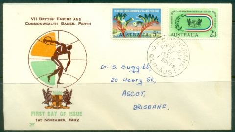 Australia-1962-British-Empire-Commonwealth-Games-Royal-FDC