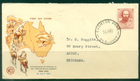 Australia-1962-John-McDouall-Stuarts-Expedition-Wesley-FDC