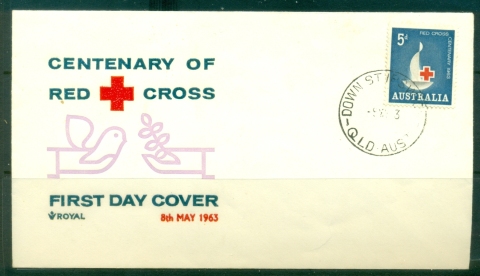 Australia-1963-Centenary-of-Red-Cross-Royal-FDC