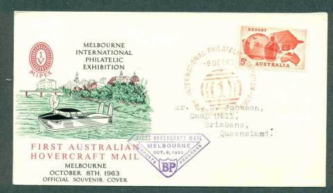 Australia-1963-First-Hovercraft-Mail-Flight-8-Oct-63-lot42647