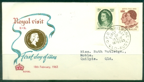 Australia-1963-QEII-Royal-Visit-Royal-FDC