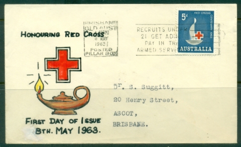 Australia-1963-Red-Cross-Hand-Drawn-FDC