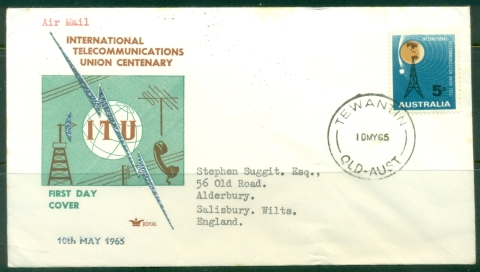 Australia-1965-ITU-International-Telecommunications-Union-Royal-FDC