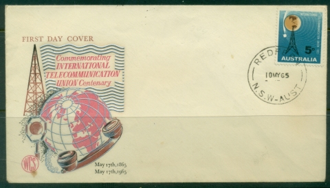 Australia-1965-ITU-International-Telecommunications-Union-Wesley-FDC