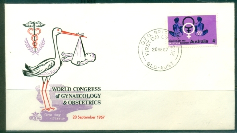 Australia-1967-World-Congress-of-Gynaecology-Obstetrics-Royal-FDC