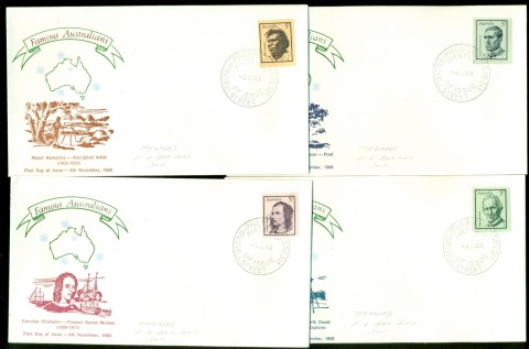 Australia-1968-Famous-Australians-4xFDC