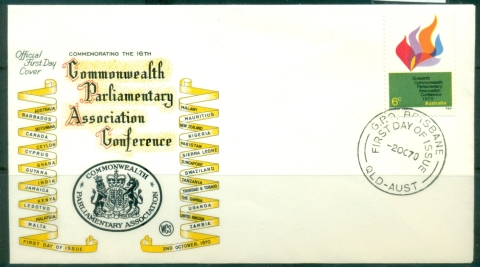 Australia-1970-Commonwealth-Parliamentary-Association-Conference-Wesley-FDC