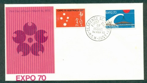 Australia-1970-Expo-Unaddressed-Clarence-St-FDC-Lot27737