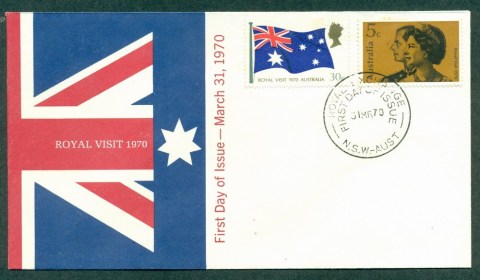 Australia-1970-Royal-Visit-Unaddressed-FDC-Lot27734