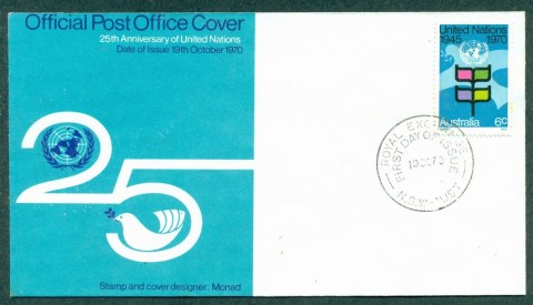 Australia-1970-UN-FDC-Lot27766