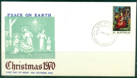 Australia-1970-Xmas-FDC