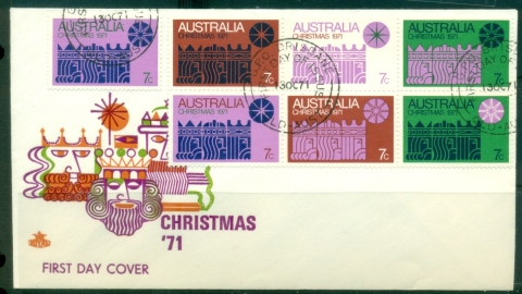 Australia-1971-Xmas-Royal-FDC