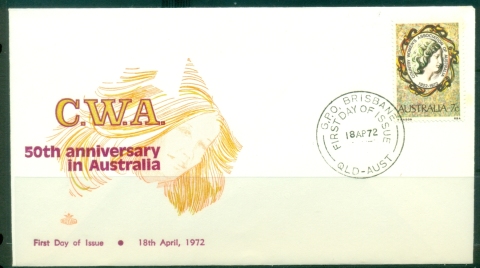 Australia-1972-CW-Country-Womens-Association-Royal-FDC