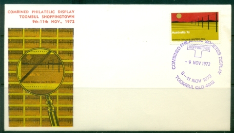 Australia-1972-Combined-Philatelic-Display-Toombul-Shopping-town-Cover