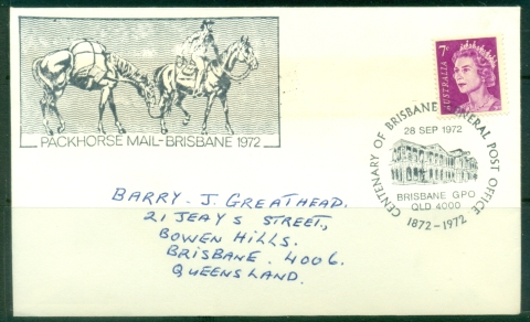 Australia-1972-Packhorse-Mail-Brisbane-Post-Office-Centenary-Cover_1