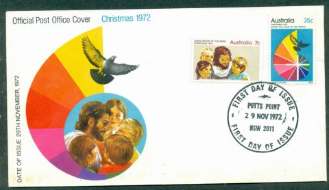 Australia-1972-Xmas-tones-FDC-Lot27789