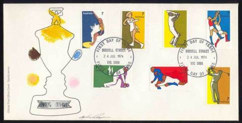 Australia-1974-Sports-FDC-Lot13656