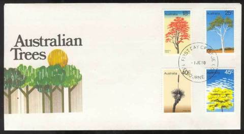 Australia-1978-FDC-Trees-Lot13621