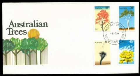 Australia-1978-Trees-FDC-Lot20171