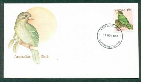 Australia-1980-18c-Catbird-FDC-Lot27932