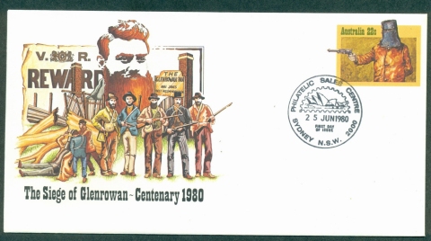 Australia-1980-Siege-of-Glenrowan-PSE-Sydney-FDI-lot37003