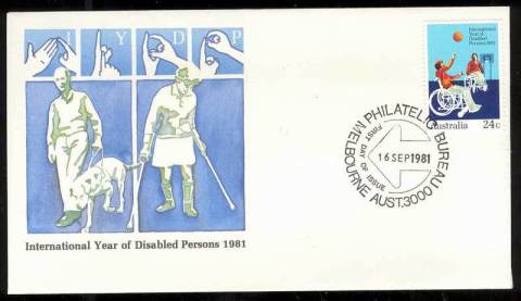 Australia-1981-Disabled-Persons-FDC-Lot14014