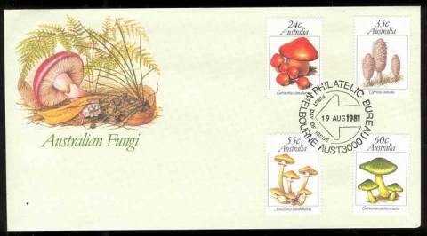 Australia-1981-Funghi-FDC-Lot12538