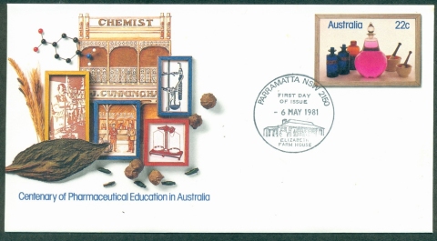 Australia-1981-Pharmaceutical-Education-PSE-Paramatta-FDI-lot37014