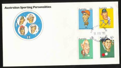 Australia-1981-Sporting-Personalities-FDC-Lot13710