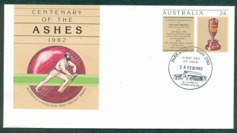 Australia-1982-Centenary-of-the-Ashes-Cricket-PSE-Paramatta-FDI-lot37019