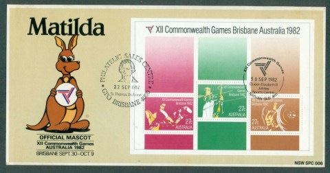 Australia-1982-Commonwealth-Games-MS-Maxicard-lot80393