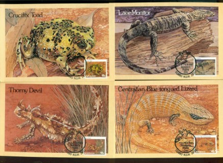 Australia-1983-Animals-IIIx-Maxicards-lot80424