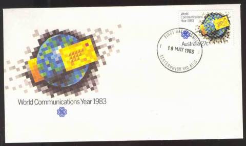 Australia-1983-World-Communications-FDC-Lot14091