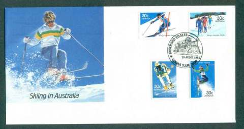 Australia-1984-Sking-Kosciusko-Chalet-FDC-Lot50381