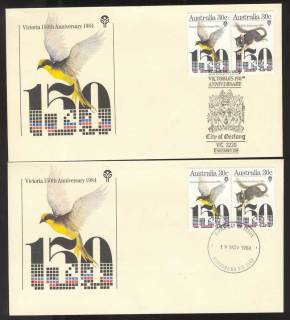 Australia-1984-Victoria-Anniv-FDC-2-Lot13990