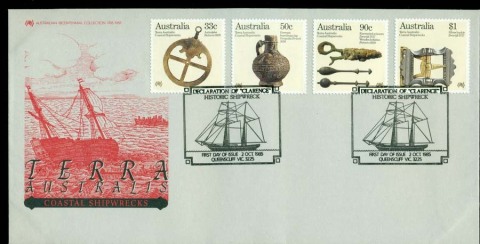 Australia-1985-Coastal-Shipwrecks-FDC-Lot19713