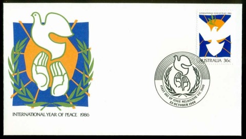 Australia-1986-IYP-FDC-Lot19748