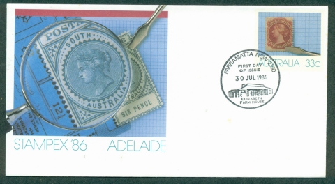 Australia-1986-Stampex-86-Adelaide-PSE-Paramatta-FDI-lot37060