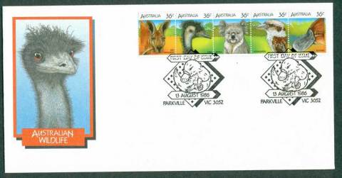 Australia-1986-Wildlife-Parkville-FDC-Lot27958