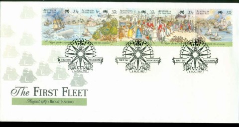 Australia-1987-First-Fleet-Rio-FDC-Lot19794